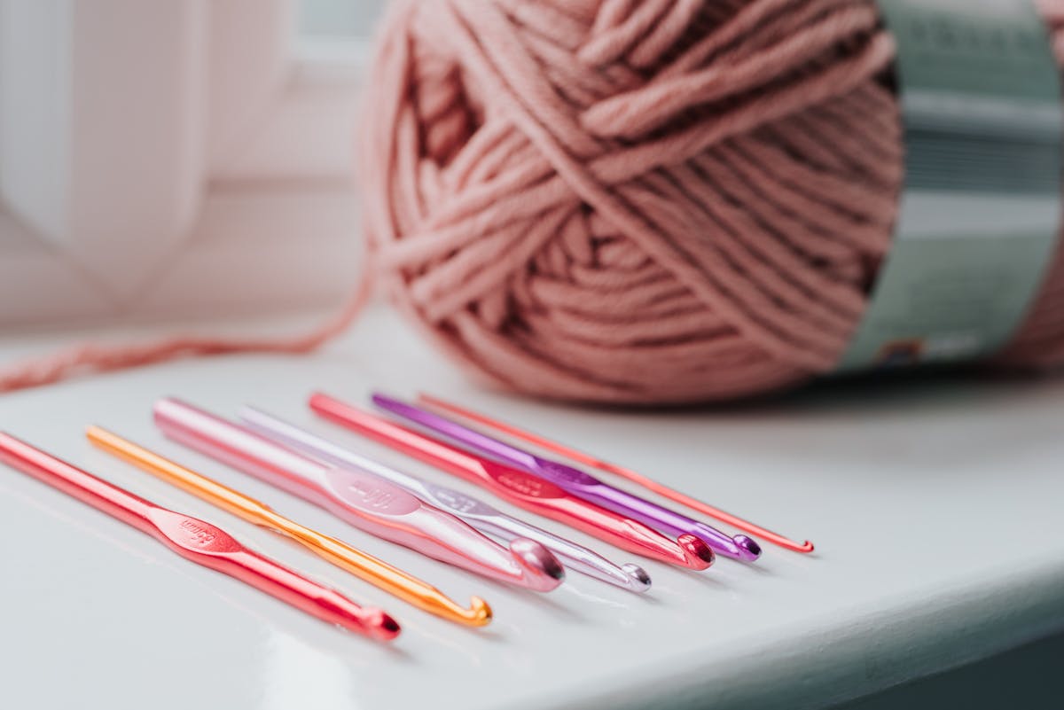 Crochet hooks and threads — Pexels